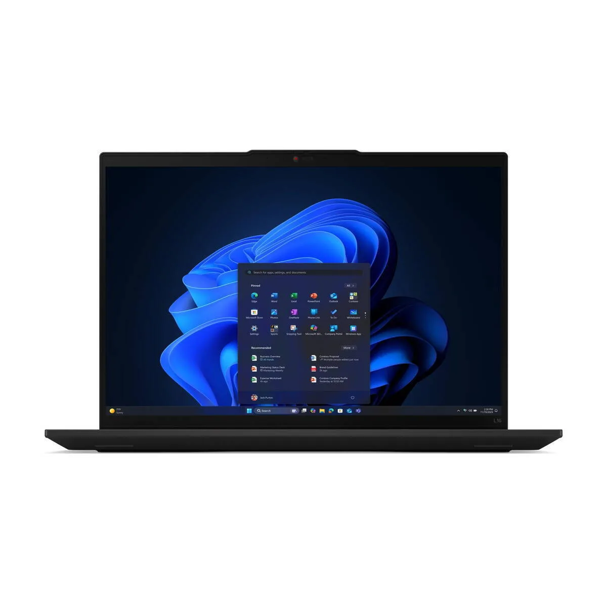 Lenovo ThinkPad L16 G2 16" IPS FHD+ (Ultra 5-225U/16GB/512GB SSD/W11 Pro) Black (International English Keyboard) - Image 1