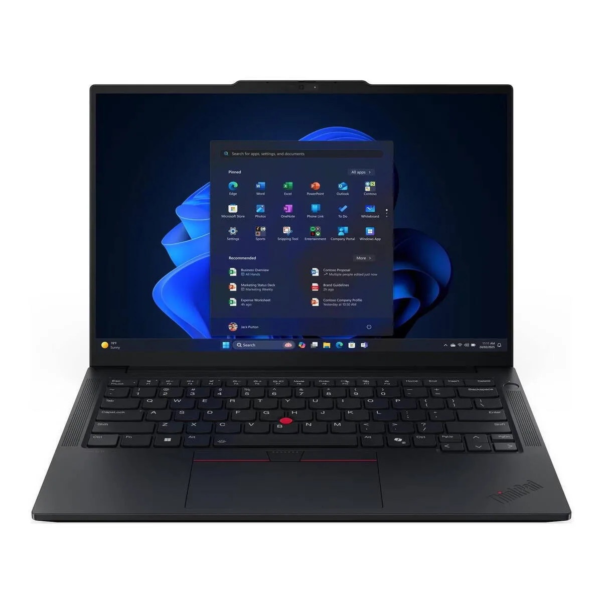 Lenovo ThinkPad E14 G7 14" IPS FHD+ (Ultra 5-228V/32GB/512GB SSD/W11 Pro) Black (International English Keyboard) - Image 1