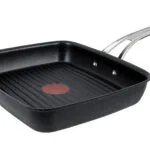 Tefal Jamie Oliver Cook's Classics Grill Pan 23x27 Cm Non-stick Coating Ridged Cooking Surface Induction Compatible Oven Safe Riveted Handle E2454144