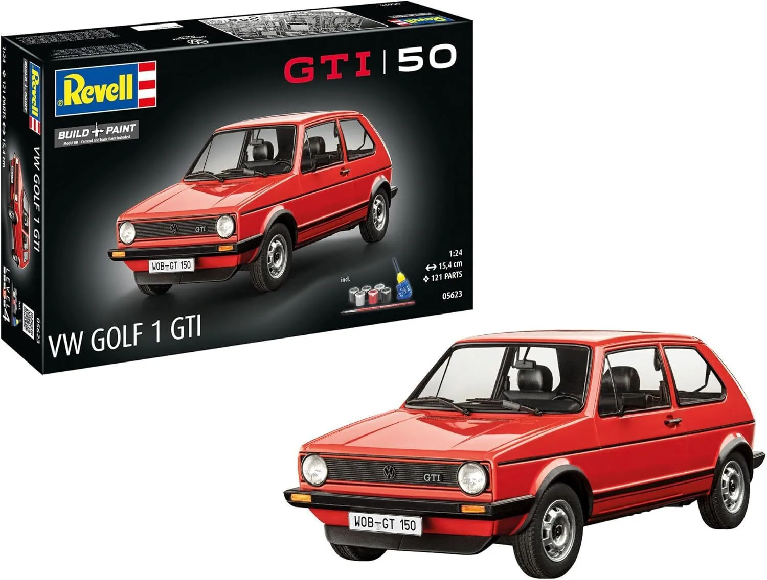 20260218090015_revell_gift_set_50_years_vw_golf_1_gti_scale_1_24_05623 Revell Gift Set 50 Years Vw Golf 1 Gti Scale 1:24 05623 - Image 1