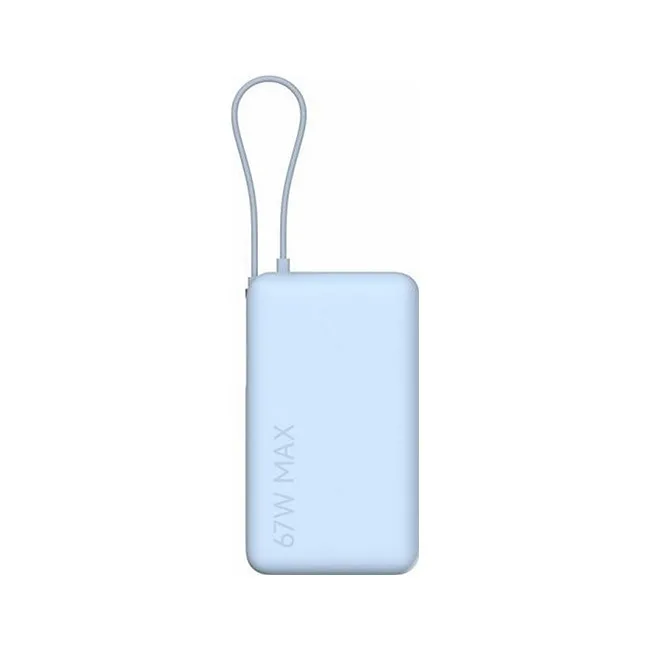 Xiaomi Power Bank 10000mAh 67W με Θύρα USB-A και Θύρα USB-C Ice Blue - Image 1