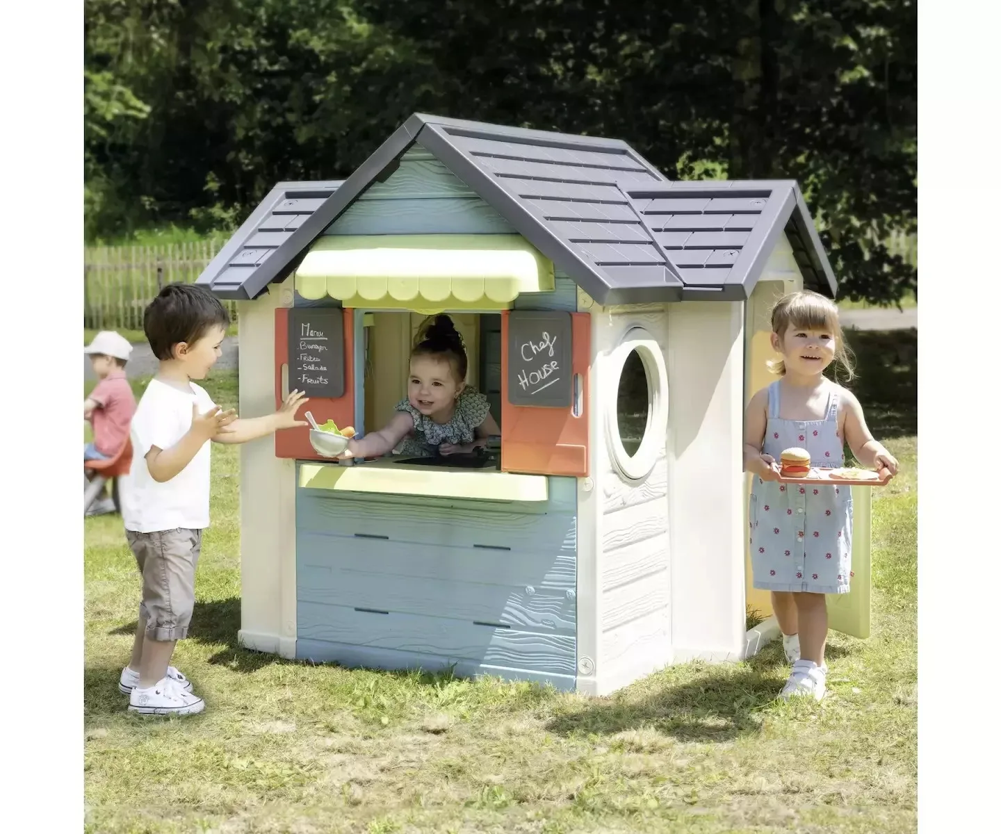 20260218201912_smoby_paidiko_spitaki_kipou_chef_house_124x132x135ek_810407 Smoby Παιδικό Σπιτάκι Κήπου Chef House 124x132x135εκ. 810407 - Image 1