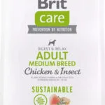 Brit Sustainable Adult Medium 3kg Ξηρά Τροφή χωρίς Γλουτένη για Ενήλικους Σκύλους Μεσαίων Φυλών με Κοτόπουλο