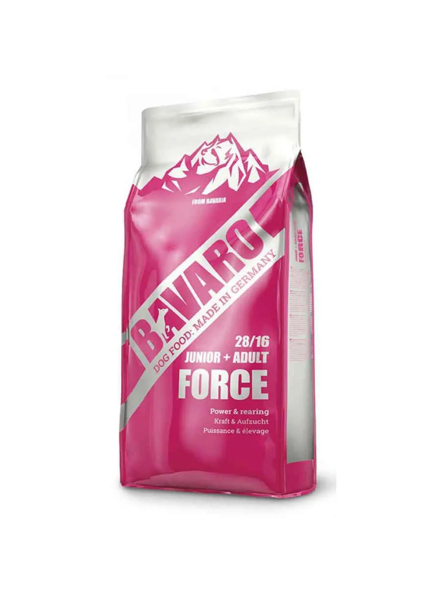 Bavaro Junior & Adult Force 28/16 18kg Ξηρά Τροφή χωρίς Σιτηρά & Γλουτένη για Κουτάβια με Κρέας - Image 1