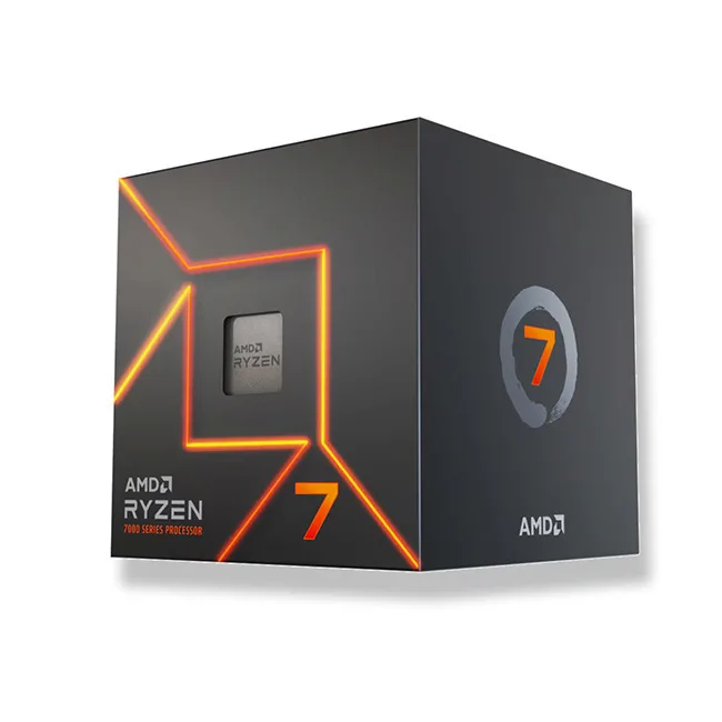AMD Ryzen 7 7700 (SBX) 3.8GHz Επεξεργαστής 8 Πυρήνων για Socket AM5 σε Κουτί με Ψύκτρα - Image 1