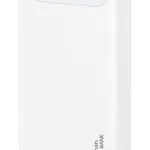 Usams CD249 Power Bank 10000mAh 20W με 2 Θύρες USB-A και Θύρα USB-C Λευκό