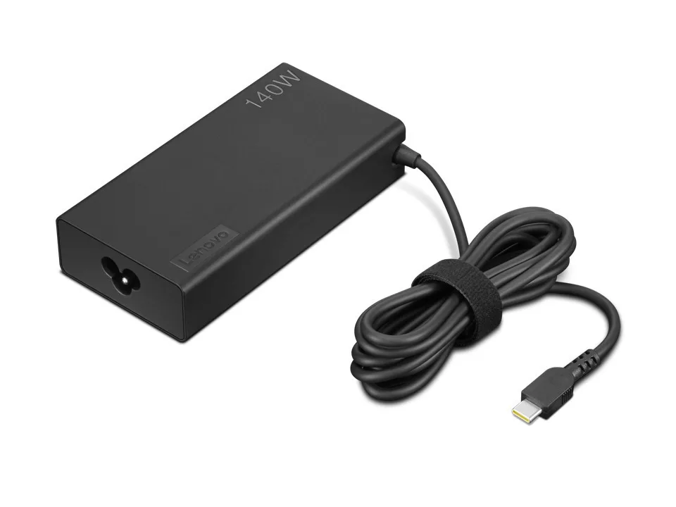 Lenovo USB-C Φορτιστής Laptop 140W 20V με Αντάπτορα Τροφοδοσίας - Image 1