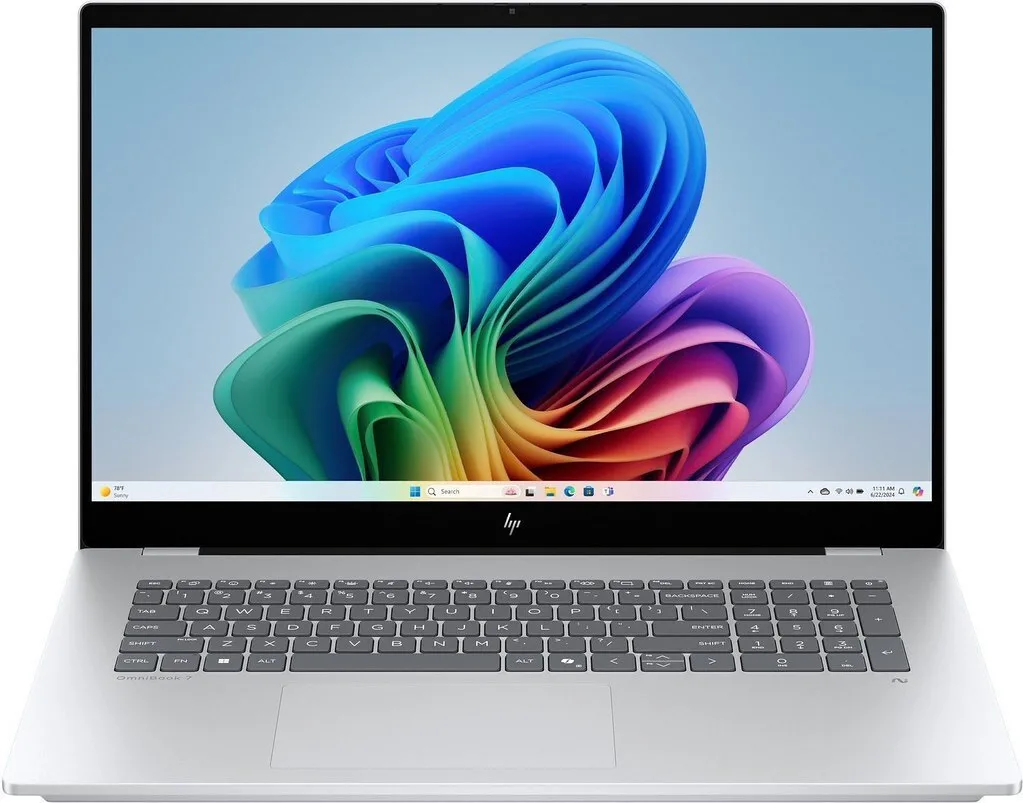 HP OmniBook 7 NG AI 17.3" IPS FHD (Ultra 7-Ultra 7 258V/32GB/1TB SSD/GeForce RTX 4050/W11 Home) (International English Keyboard) - Image 1