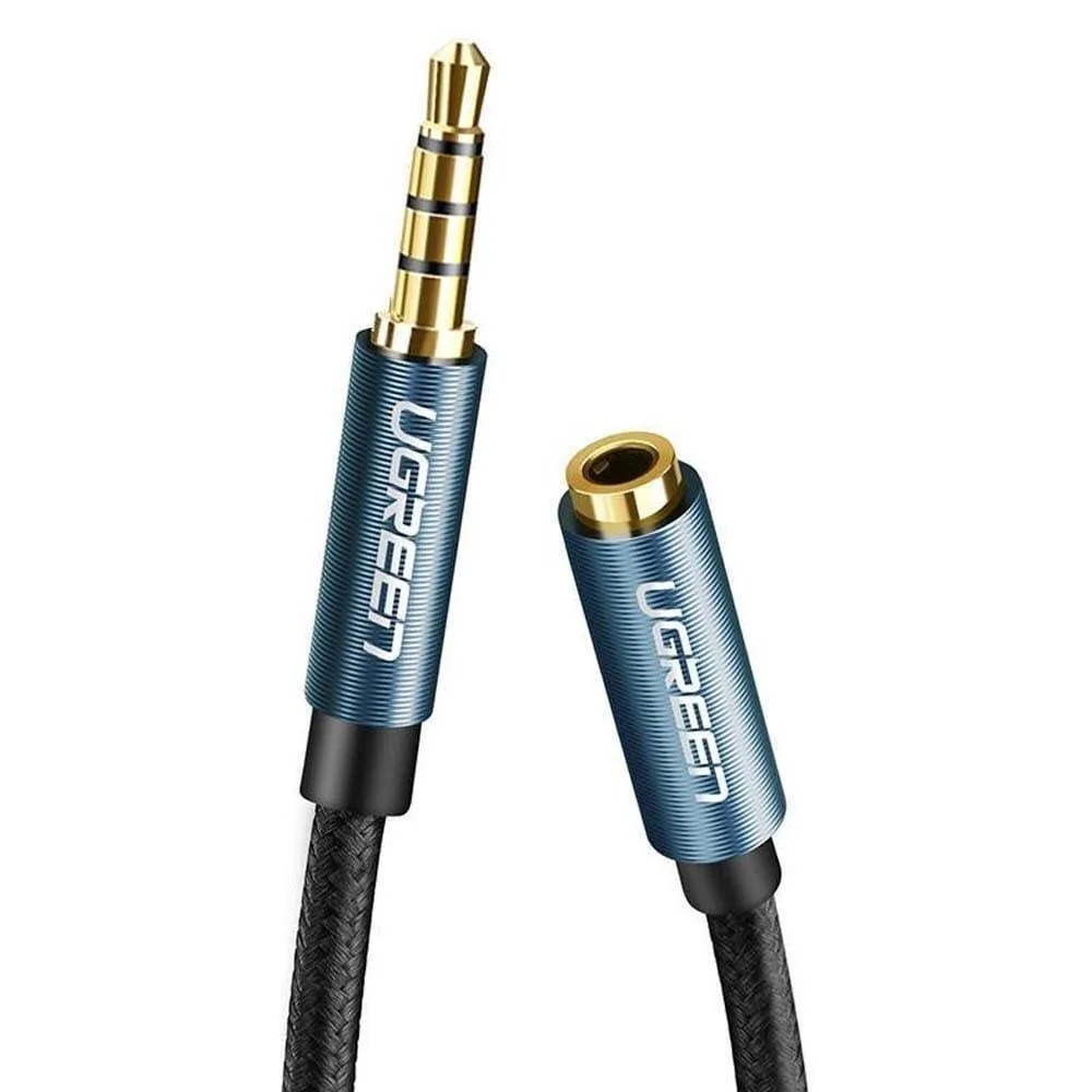 Ugreen Καλώδιο TRRS 3.5mm male - 3.5mm female Μπλε 2m (40675) - Image 1