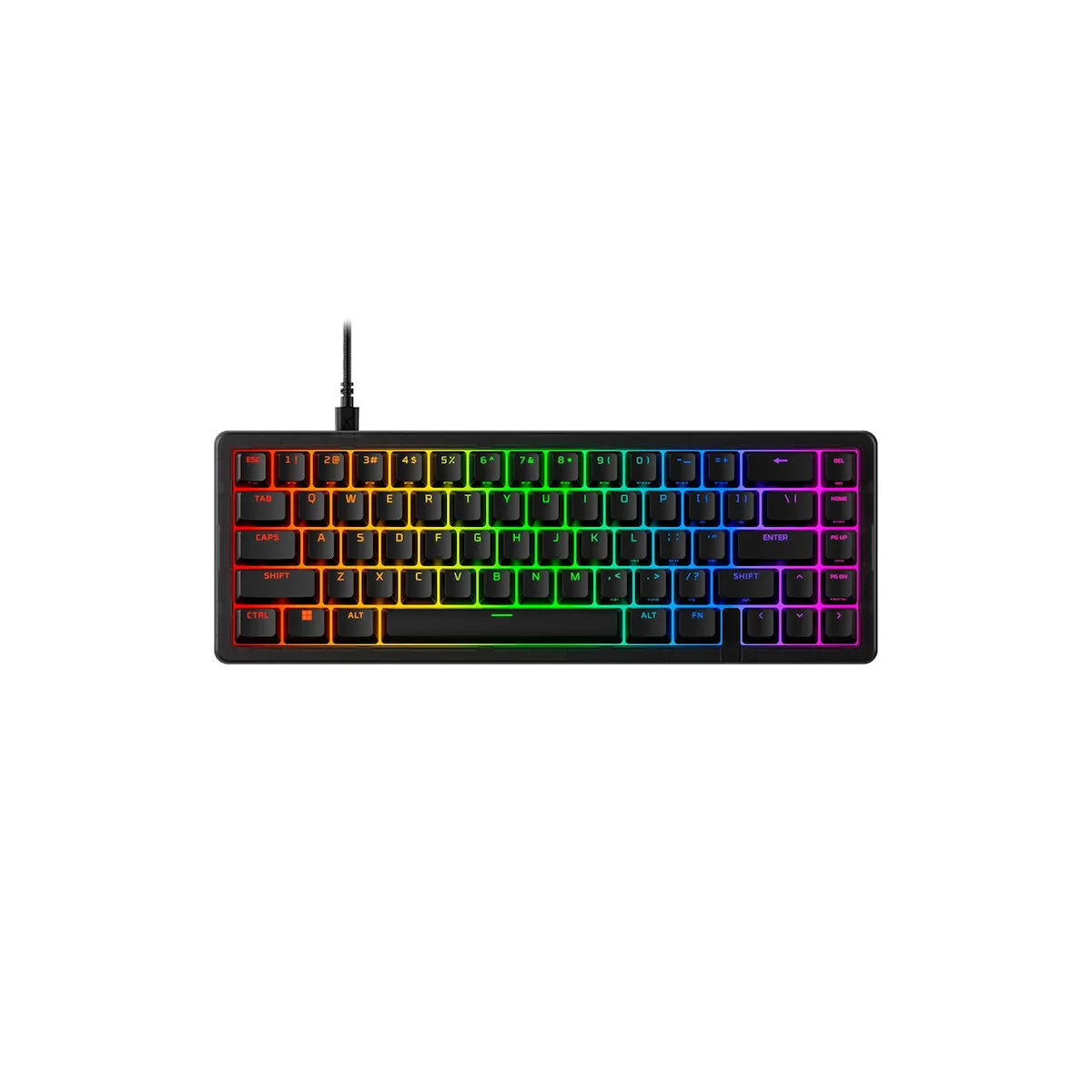 HyperX Origins 2 65 Gaming Μηχανικό Πληκτρολόγιο 65% με HyperX Red διακόπτες και RGB φωτισμό (Αγγλικό US) - Image 1