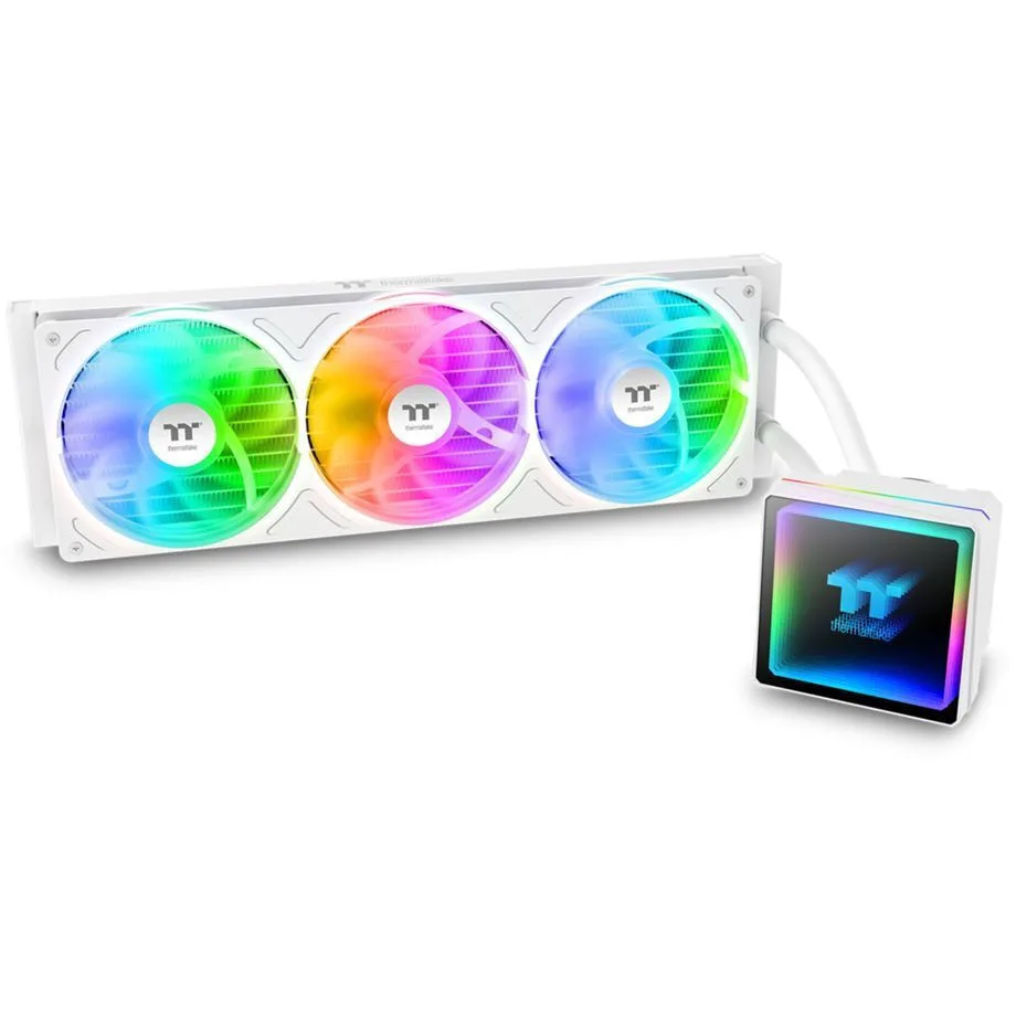 Thermaltake TH360 V3 ARGB Sync AIO (v3) Υδρόψυξη Επεξεργαστή Τριπλού Ανεμιστήρα 120mm για Socket AM4/AM5/1700/1200/115x Λευκή - Image 1