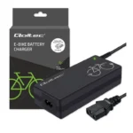 Qoltec Charger Qoltec Electric Bicycle 36v/42v 2a C14-iec-3pin Power Cable