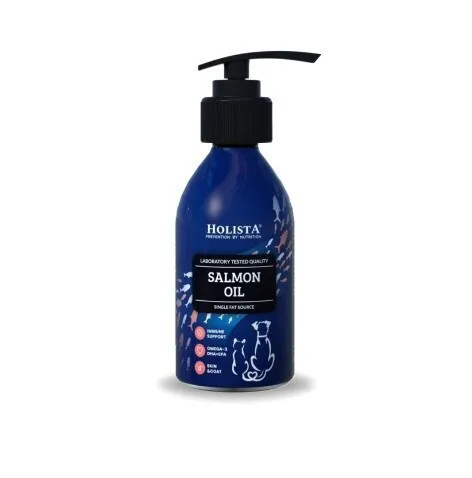 20260226133807_holista_ladi_solomou_skylou_kai_gatas_100ml_gia_enischysi_organismou Holista Λάδι Σολομού Σκύλου και Γάτας 100ml για Ενίσχυση Οργανισμού - Image 1