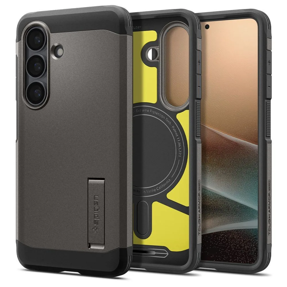 Spigen Tough Armor Mag Back Cover Πλαστικό 2mm Gunmetal (Galaxy S26) ACS10739 - Image 1