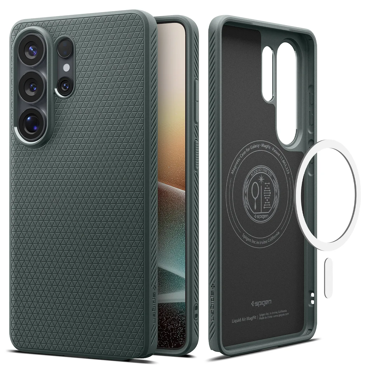 20260226134531_spigen_liquid_air_mag_back_cover_silikonis_prasino_galaxy_s26_ultra_acs10676 Spigen Liquid Air Mag Back Cover Σιλικόνης Πράσινο (Galaxy S26 Ultra) ACS10676 - Image 1