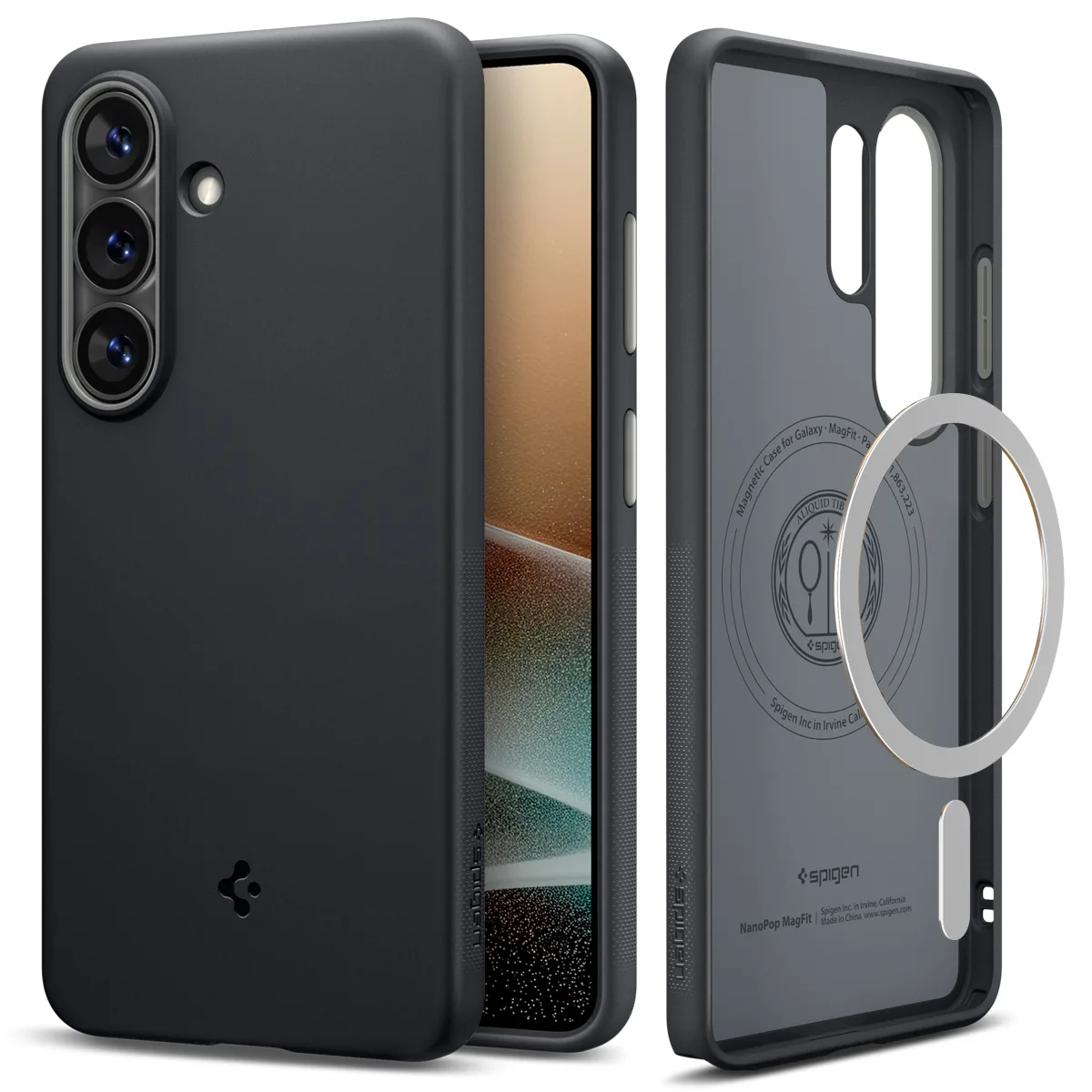 Spigen Nano Pop Mag Back Cover Σιλικόνης / Πλαστικό 1.5mm Μαύρο (Galaxy S26 Ultra) ACS11038 - Image 1
