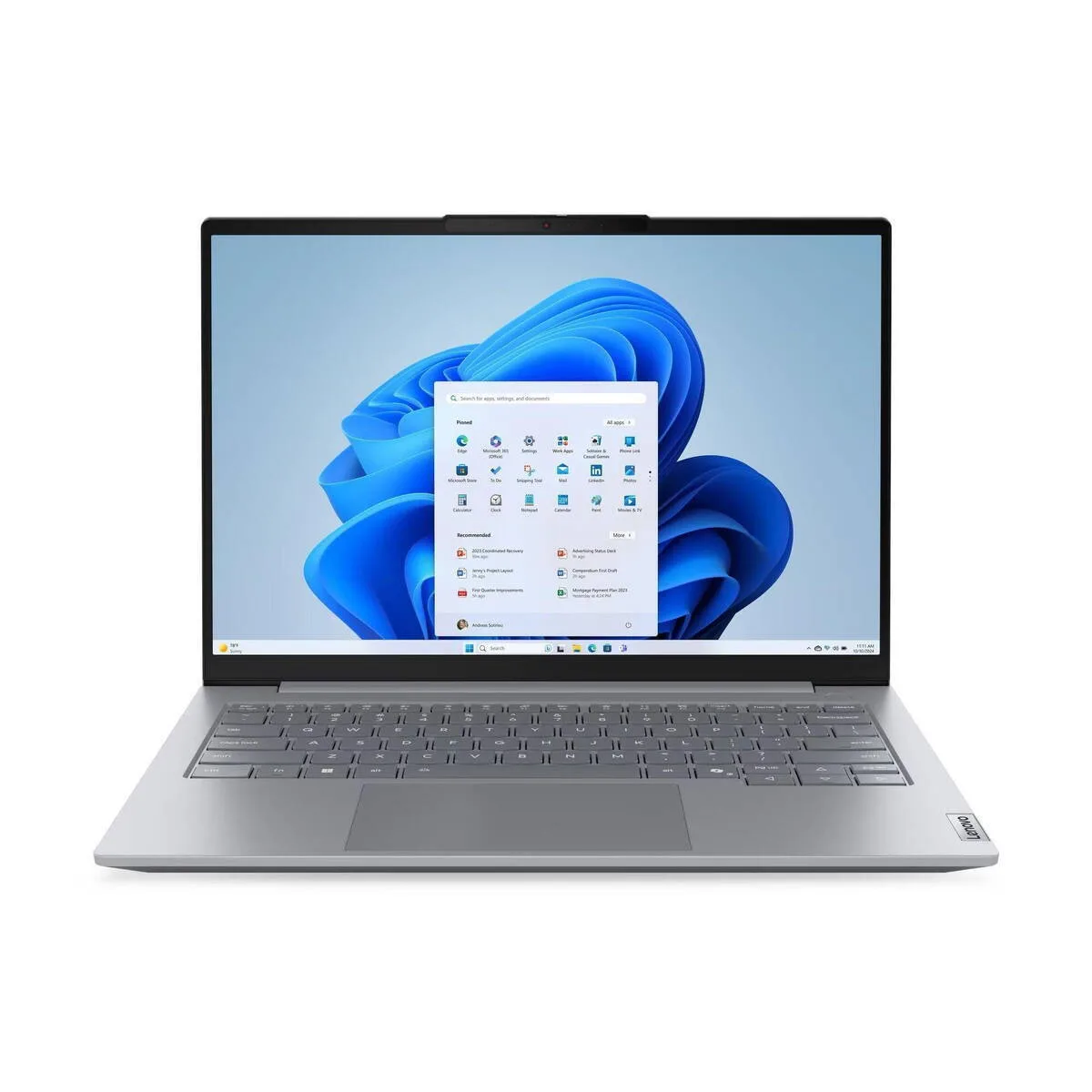 Lenovo ThinkBook 14 G9 IRL 14" IPS FHD+ (Core 5-210H/16GB/512GB SSD/No OS) Arctic Grey (UK Keyboard) - Image 1