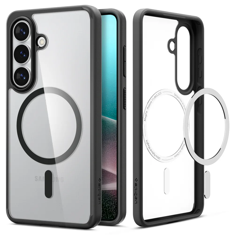 Spigen Ultra Hybrid Mag Back Cover Σιλικόνης / Πλαστικό Clear Black (Galaxy S26) ACS10735 - Image 1