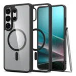 Spigen Ultra Hybrid Mag Back Cover Σιλικόνης / Πλαστικό 2mm Clear Black (Galaxy S26 Ultra) ACS10680
