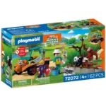 Playmobil Animals & Friends Φροντιστής Ζώων Πάρκου Με Όχημα για 4 ετών 72072