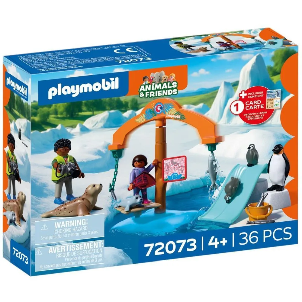 Playmobil Animals & Friends Εξερευνώντας Τα Ζώα Των Πάγων για 4 ετών 72073 - Image 1