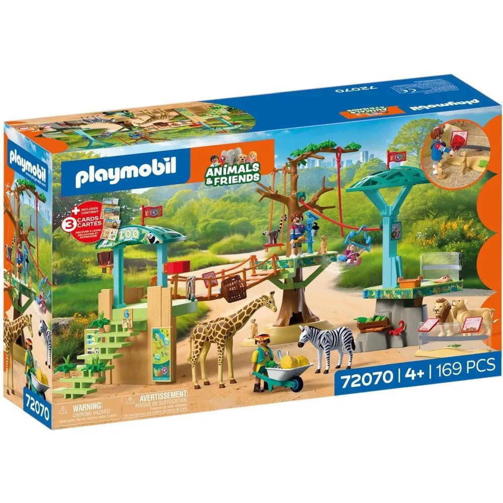 Playmobil Animals & Friends Ζωολογικό Πάρκο Με Δραστηριότητες για 4-10 ετών 72070 - Image 1