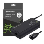 Qoltec Charger Qoltec Electric Bicycle 36v/42v 2a Bosch 3pin Connector