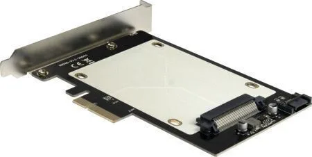Ngff M.2 Nvme To U.2 2 Ports Adapter Card Dual Ssd To U.2 Sff-8639 Card Adapter - Image 1