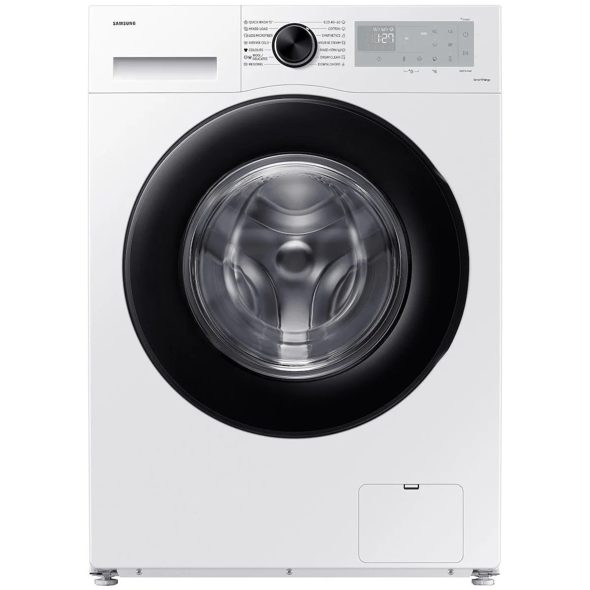Samsung Πλυντήριο Ρούχων 9kg με Τεχνολογία Ατμού 1400 Στροφών Ecobubble WW90CGC04DAHLE - Image 1