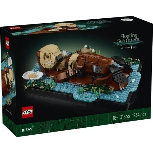 LEGO Ideas Floating Sea Otters για 18+ Ετών 1234τμχ 21366 - Image 1
