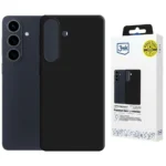 3MK Silicone Back Cover Σιλικόνης / Δερμάτινο Μαύρο (Galaxy S26)