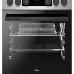 Amica 523GEH3.33ZpTsDFA(XsxV) Κουζίνα 65lt με Εστίες Φυσικού Αερίου Π50εκ. Inox