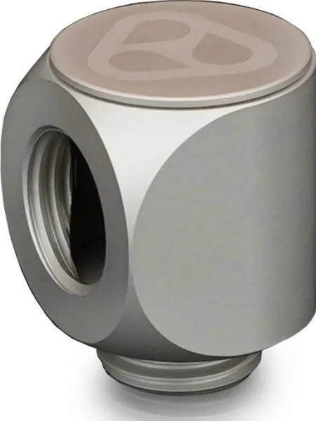 Thermal Grizzly Grizzly Deltamate Rotary Fitting 90° Nickel (tg-dm-fit-0203) Ασημί TG-DM-FIT-0203 - Image 1