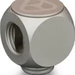 Thermal Grizzly Grizzly Deltamate Rotary T Fitting Nickel (tg-dm-fit-0204) Ασημί TG-DM-FIT-0204