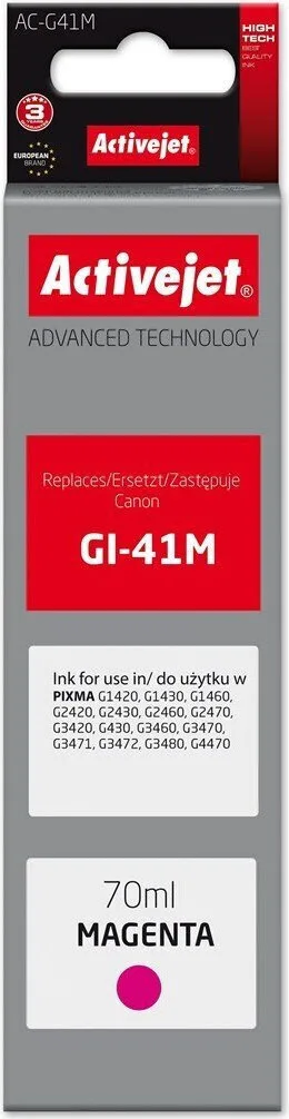 Active Jet Συμβατό Μελάνι Εκτυπωτή InkJet Canon Gi-41m 4544c001 70ml Πολλαπλό (Color) 1τμχ AC-G41M - Image 1