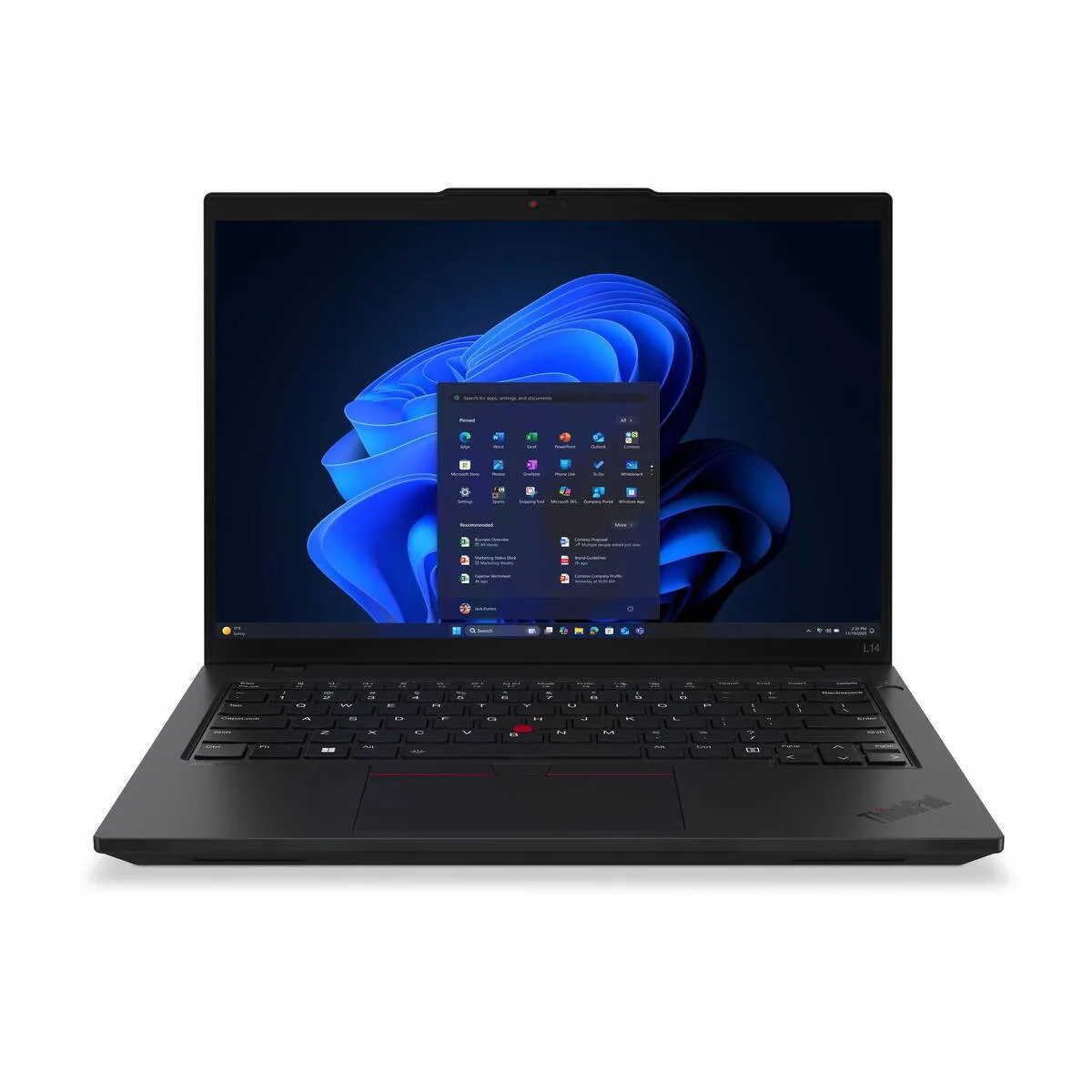 Lenovo ThinkPad L14 14" IPS FHD+ (Ryzen 5 Pro-215/16GB/512GB SSD/W11 Pro) Black (International English Keyboard) - Image 1