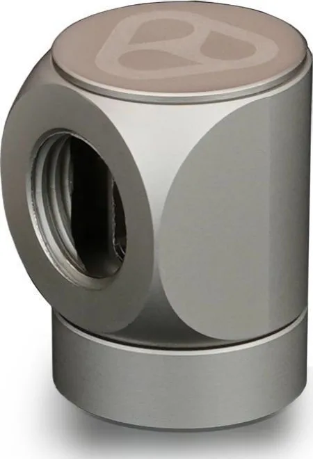 Thermal Grizzly Grizzly Deltamate Rotary Fitting Ff90° Nickel (tg-dm-fit-0210) Ασημί TG-DM-FIT-0210 - Image 1