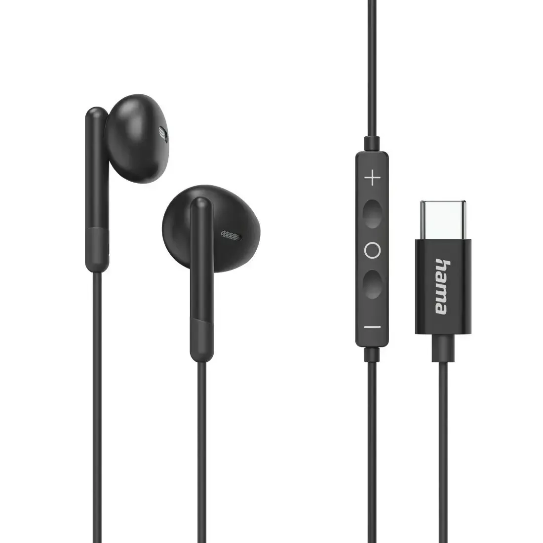 HAMA 01387577 In-ear Handsfree Ακουστικά με Βύσμα USB-C Μαύρο - Image 1