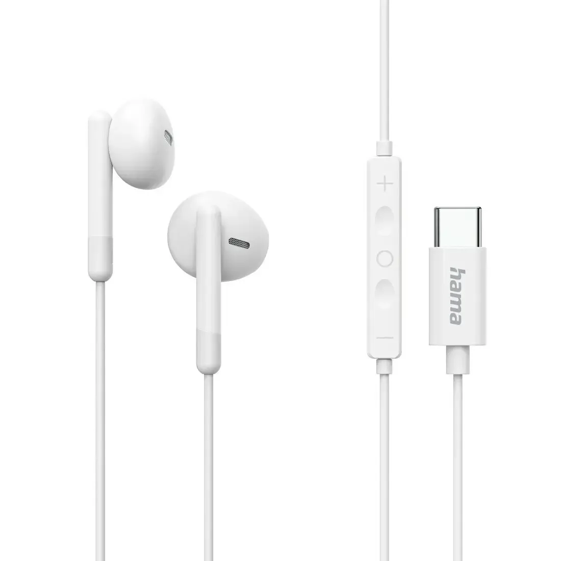 20260306132129_hama_01387578_in_ear_handsfree_akoustika_me_vysma_usb_c_leyko HAMA 01387578 In-ear Handsfree Ακουστικά με Βύσμα USB-C Λευκό - Image 1