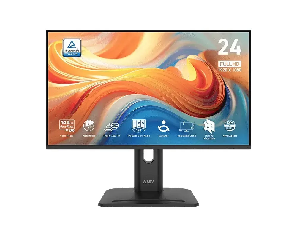 MSI PRO MP245PHG E14 IPS HDR Monitor 23.8" FHD 1920x1080 144Hz με Χρόνο Απόκρισης 4ms GTG - Image 1