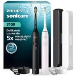 Philips Sonicare 3100 Hx4072/42 Sonic Toothbrush Set 2 Pcs