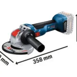 Bosch GWX 18V-10 Τροχός 125mm Μπαταρίας 18V Solo