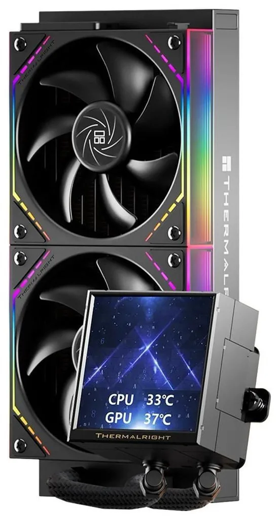 Thermalright Peerless Vision Υδρόψυξη Επεξεργαστή Διπλού Ανεμιστήρα 120mm για Socket AM4/AM5/1700/1200/115x με ARGB Φωτισμό - Image 1