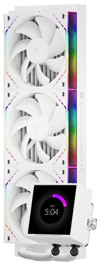 Thermalright Peerless Vision Υδρόψυξη Επεξεργαστή Τριπλού Ανεμιστήρα 120mm για Socket AM4/AM5/1700/1200/115x με ARGB Φωτισμό Λευκή - Image 1
