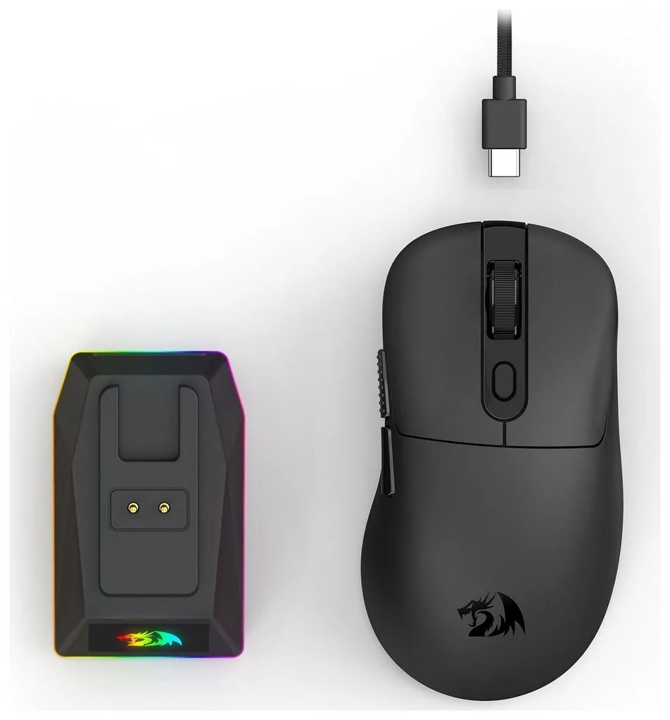 20260309154532_redragon_ebony_asyrmato_gaming_pontiki_mayro Redragon Ebony Ασύρματο Gaming Ποντίκι Μαύρο - Image 1