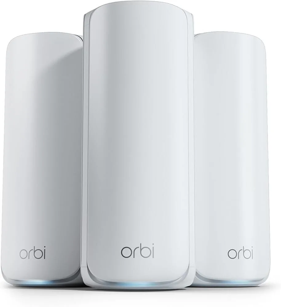 NetGear Orbi 770 WiFi Mesh Network Access Point Wi‑Fi 7 Tri Band (2.4 & 5 & 6GHz) σε Τριπλό Kit - Image 1