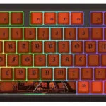 Redragon K4PUC21N0 PRO Ασύρματο Gaming Μηχανικό Πληκτρολόγιο 75% με RGB φωτισμό (Αγγλικό US)