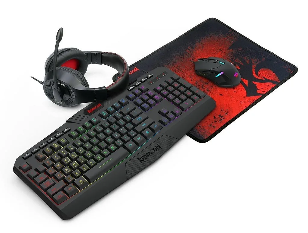 Redragon S101-BA-3 Σετ Gaming Μηχανικό Πληκτρολόγιο με RGB φωτισμό & Ποντίκι (Αγγλικό US) - Image 1