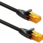 Qoltec U/UTP Cat.6 Καλώδιο Δικτύου Ethernet 20m Μαύρο 1τμχ