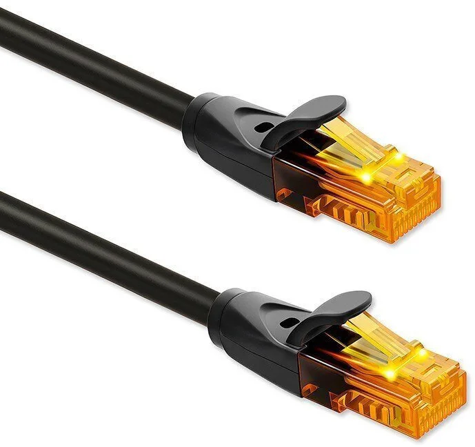 Qoltec U/UTP Cat.6 Καλώδιο Δικτύου Ethernet 15m Μαύρο 1τμχ - Image 1
